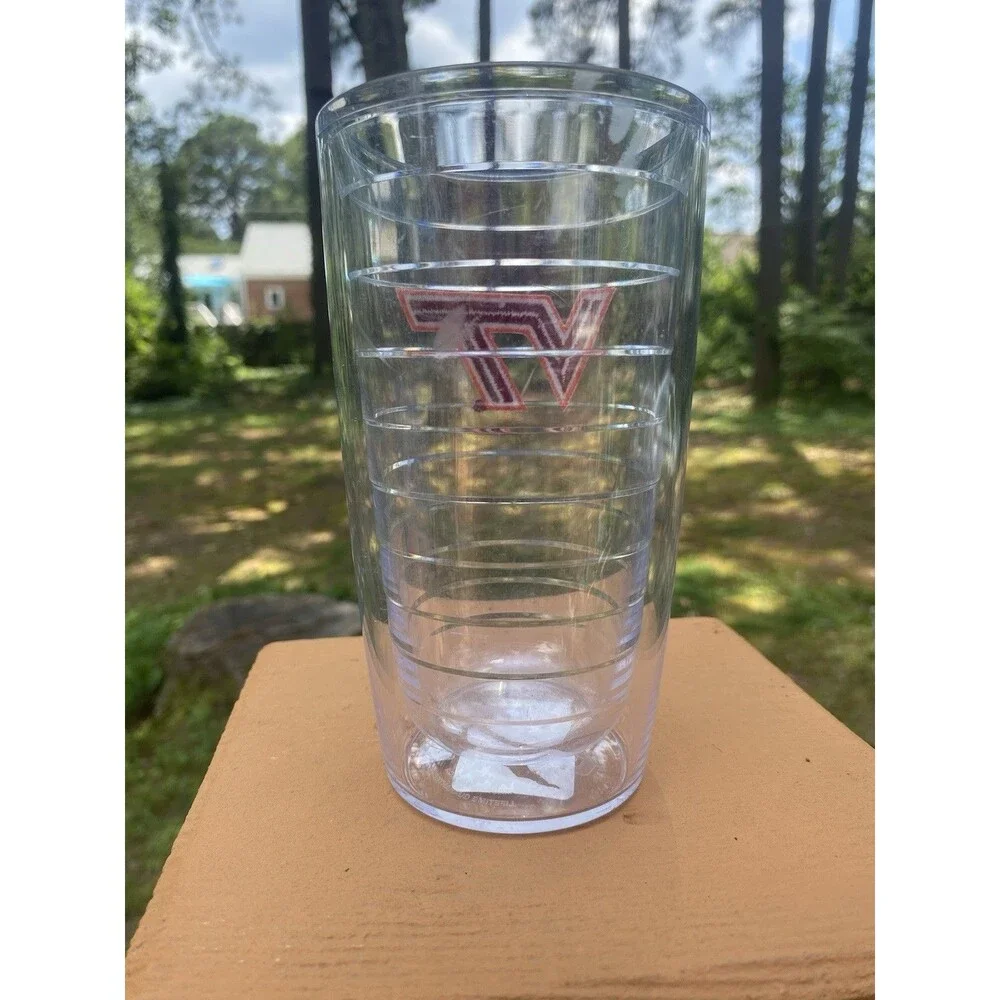 Tervis Tumbler 16 oz. VT Virginia Tech Logo Insulated Beach, Pool, Boat